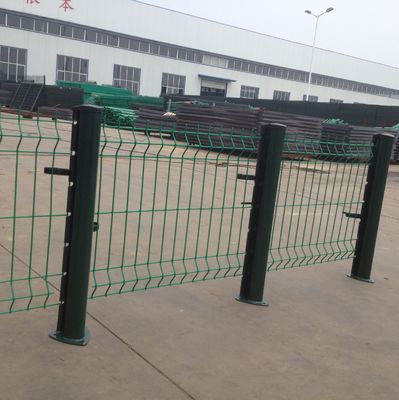قیمت کارخانه متالکس ارزان سبز/سیاه PVC پوشش باغ بیرونی 3D منحنی جوش خم محور سیم امنیتی / V Mesh