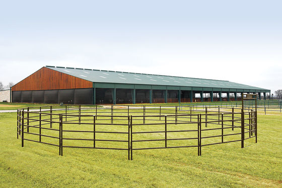 تابلوهای گاو قابل حمل گالوانیزه مزرعه سنگین 1.7 متر ارتفاع