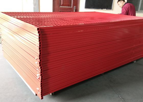 حصار ساخت و ساز موقت 6ft کانادا گالوانیزه گرم و سپس پودر شده