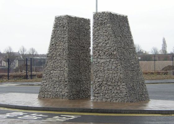 سبدهای گابیون با پوشش PVC 1 متر برای دیوار حائل سنگ