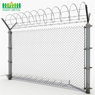 مزرعه باغگاهی ورزش فولاد فلز 9 گج استفاده شده زنجیر لینک حصار