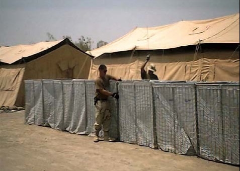 کانتینر دیواری مانع انفجار Mil 1b Hesco