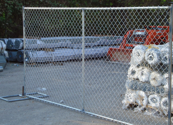 حصار زنجیره ای موقت گالوانیزه 6 فوت ضد خوردگی برای ساخت و ساز