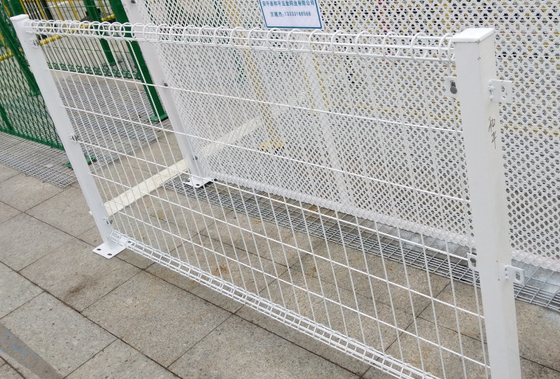 دایره دوبل حصار مشبک فلزی باغ با روکش پی وی سی